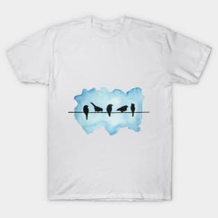 Bird on a wire T-Shirt